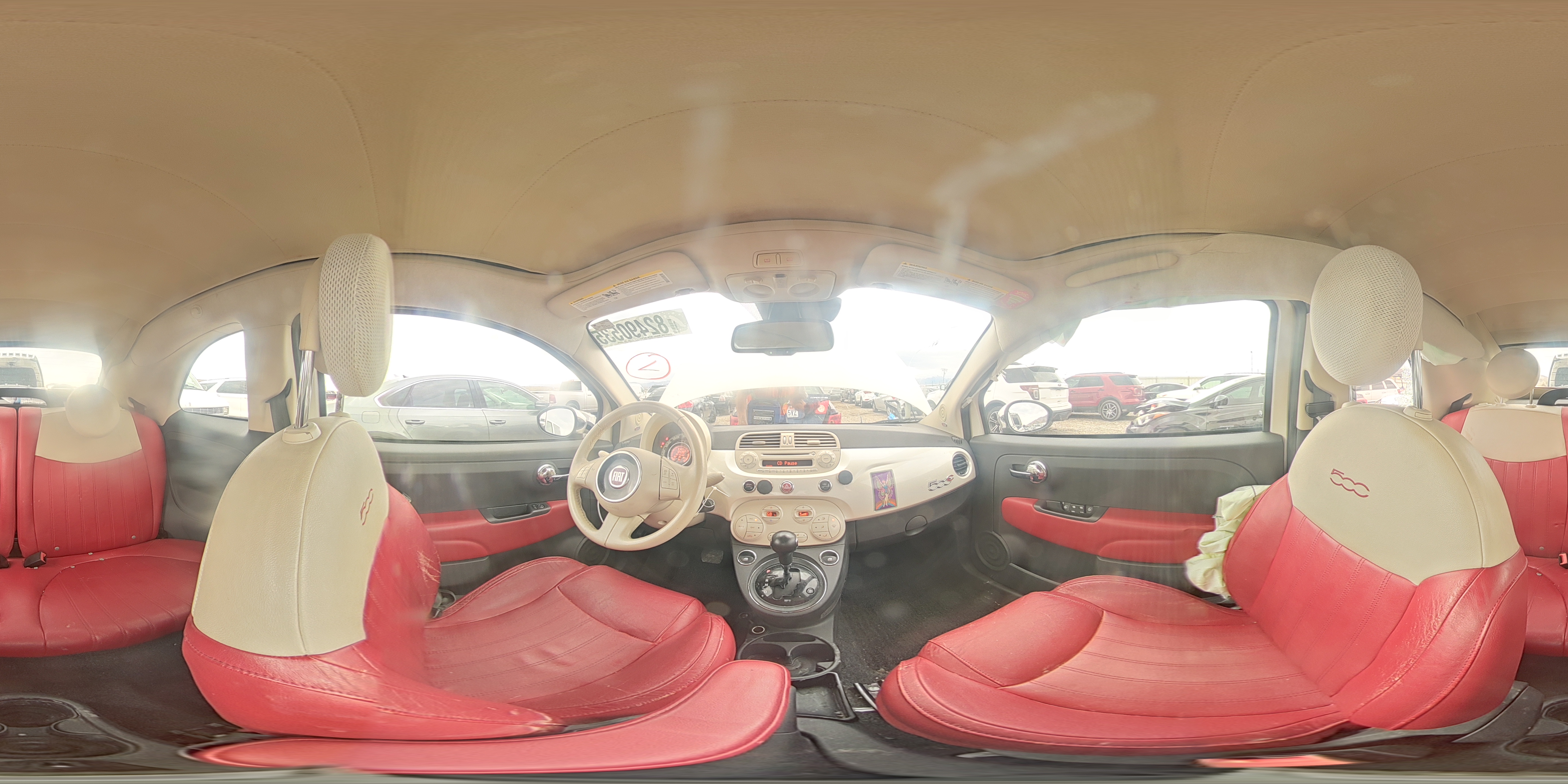 2013 Fiat 500 Lounge VIN: 3C3CFFER2DT512765 Lot: 82490535