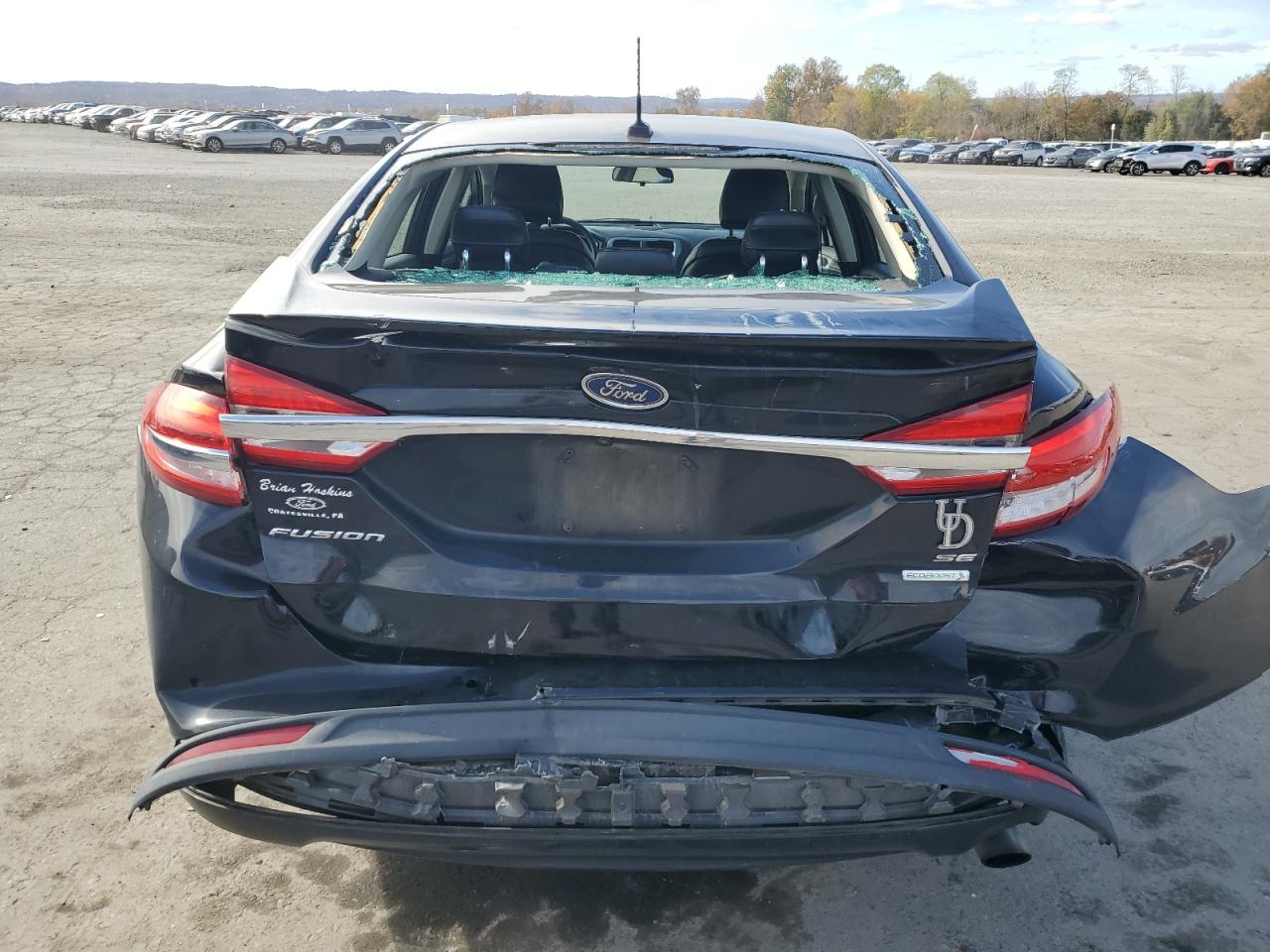 2017 Ford Fusion Se VIN: 3FA6P0HDXHR261781 Lot: 90068585