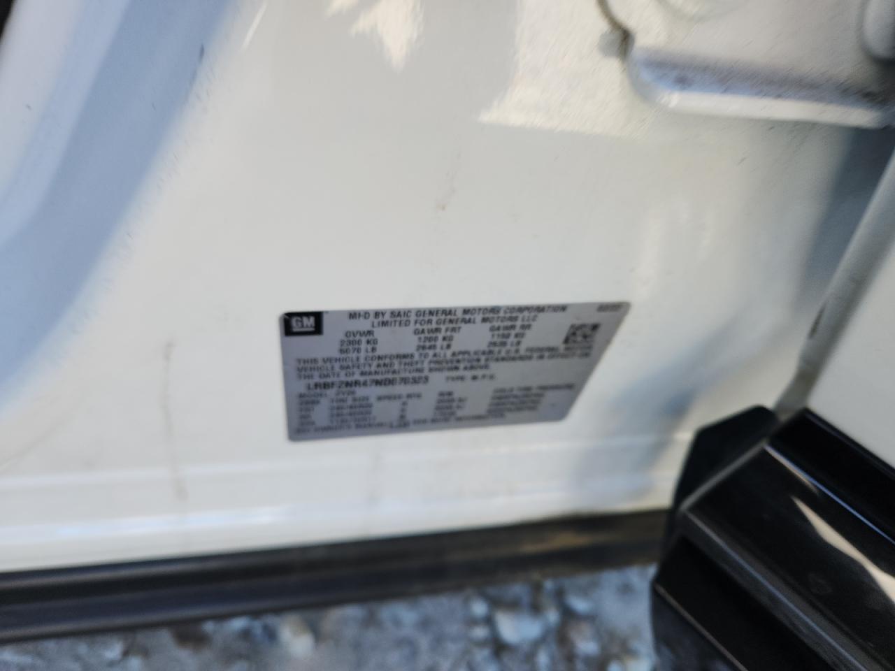 2022 Buick Envision Essence VIN: LRBFZNR47ND070323 Lot: 84762035