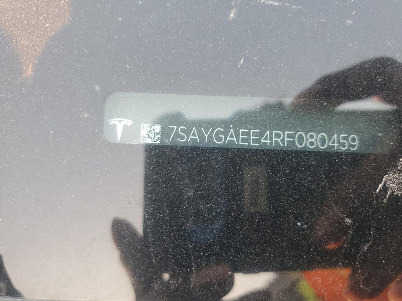 2024 Tesla Model Y VIN: 7SAYGAEE4RF080459 Lot: 87234845