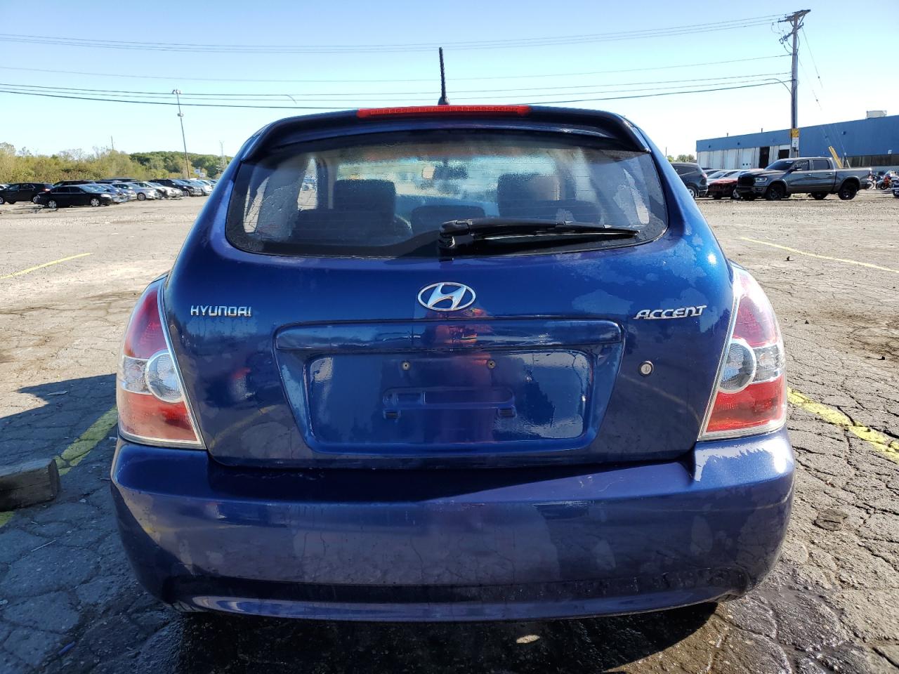 2010 Hyundai Accent Blue VIN: KMHCM3AC0AU169338 Lot: 85682435