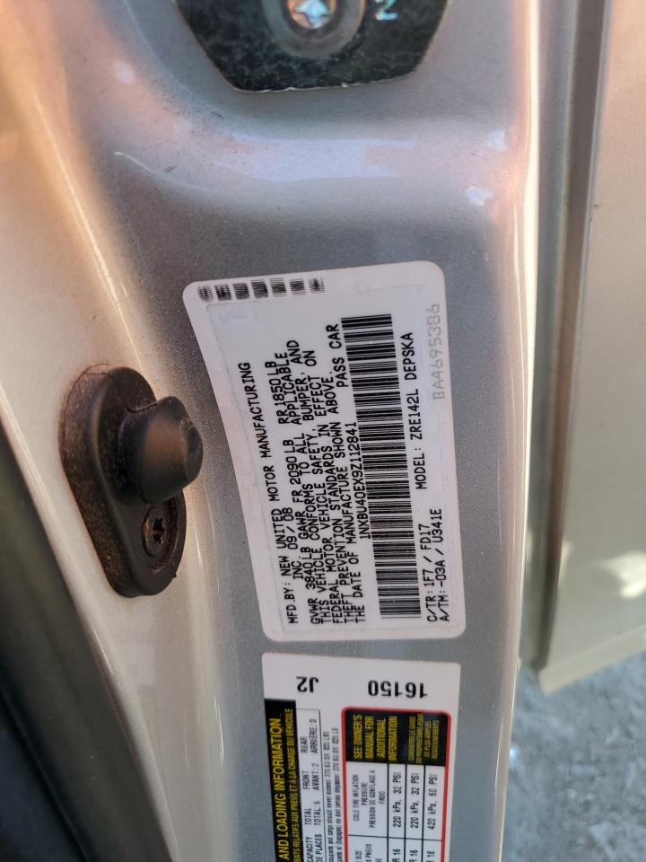 2009 Toyota Corolla Base VIN: 1NXBU40EX9Z112841 Lot: 85653645