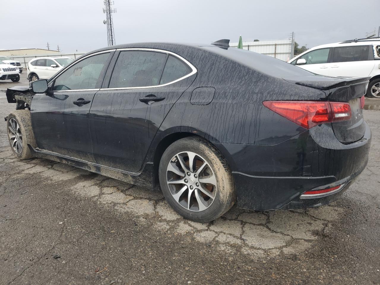 2017 Acura Tlx Tech black sedan gas 19UUB1F57HA008690 photo #3