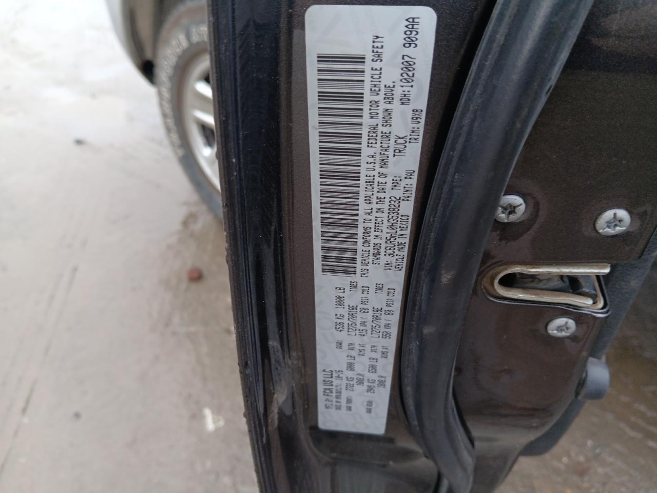 2017 Ram 2500 St VIN: 3C6UR5HL0HG538232 Lot: 86534175