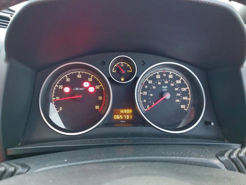 2013 VAUXHALL ZAFIRA 1.6I [115] EXCLUSIV 5DR