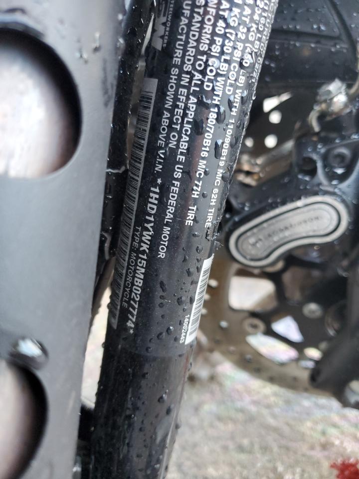 2021 Harley-Davidson Fxlrs VIN: 1HD1YWK15MB027774 Lot: 87429865