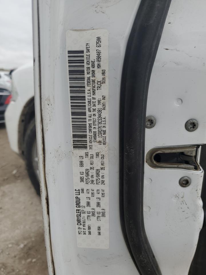 2012 Dodge Ram 1500 St VIN: 1C6RD7KT8CS344381 Lot: 89914975