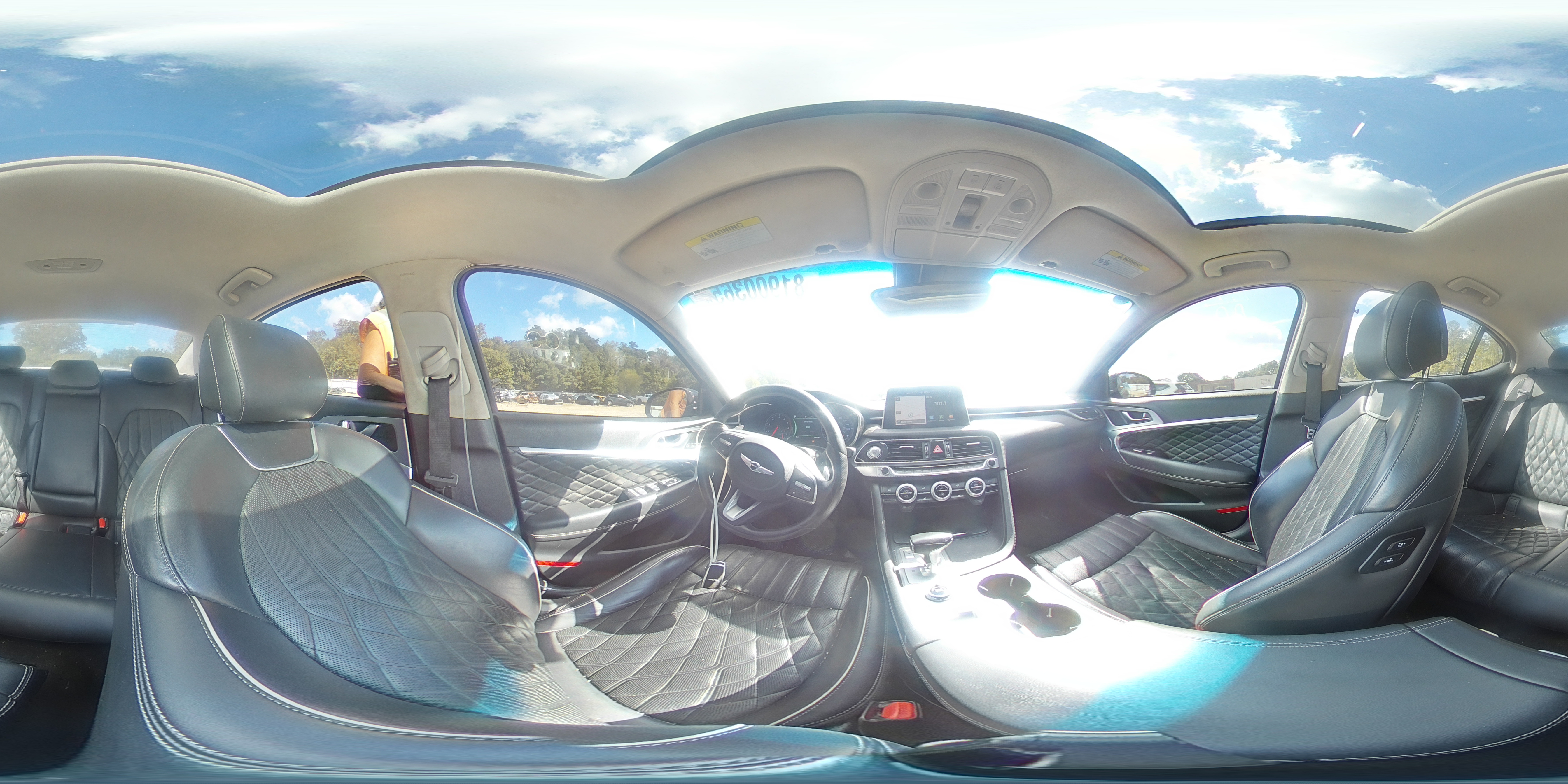 2019 Genesis G70 Prestige VIN: KMTG44LA3KU038169 Lot: 81900365