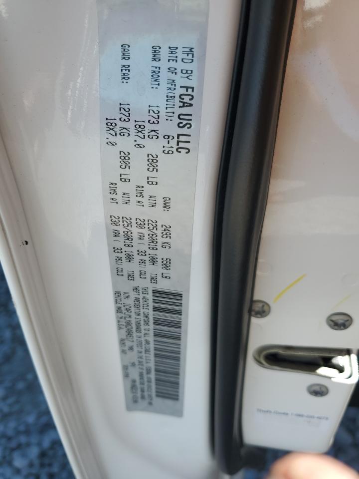 2019 Jeep Cherokee Latitude Plus VIN: 1C4PJMLX0KD484517 Lot: 82385355