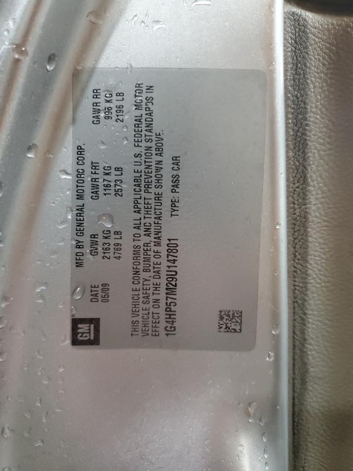 2009 Buick Lucerne Cx VIN: 1G4HP57M29U147801 Lot: 85914825