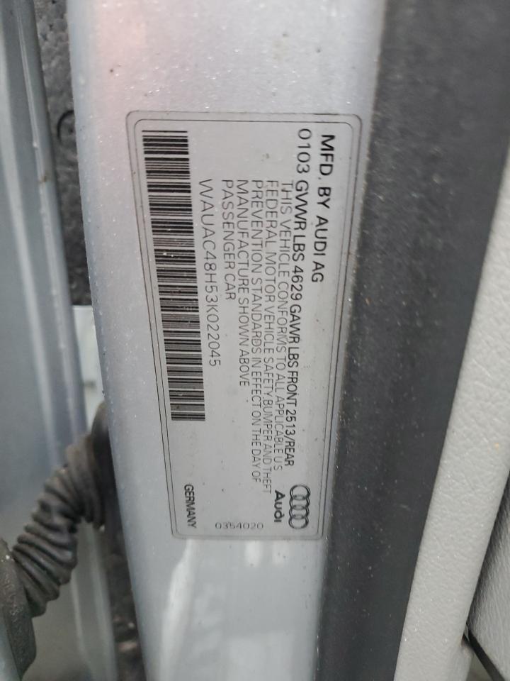 2003 Audi A4 1.8 Cabriolet VIN: WAUAC48H53K022045 Lot: 86321125