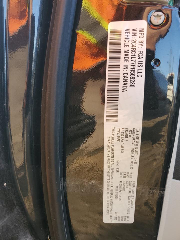2023 Chrysler Pacifica Hybrid Touring L VIN: 2C4RC1L77PR569280 Lot: 85288055