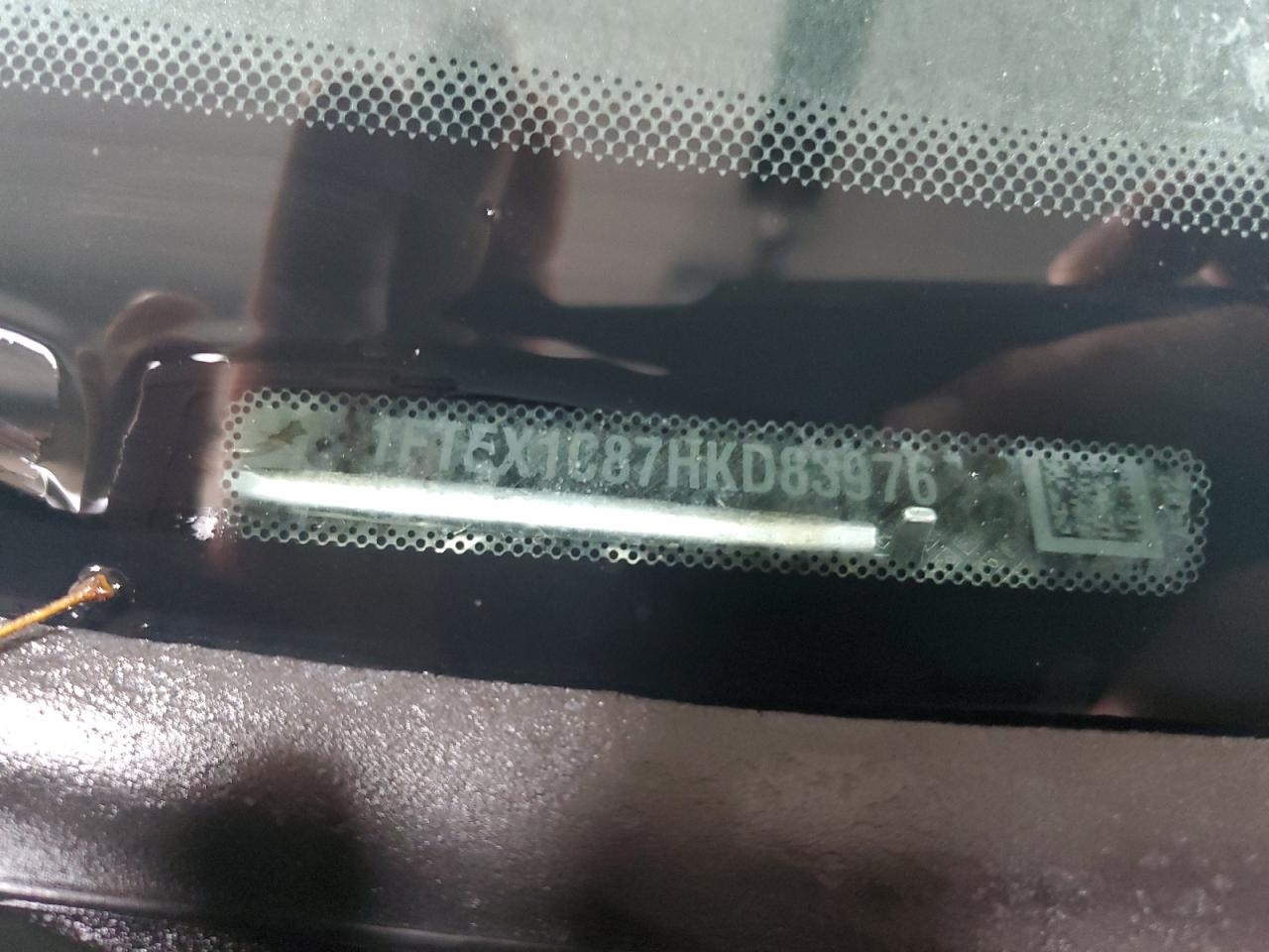 2017 Ford F150 Super Cab VIN: 1FTEX1C87HKD83976 Lot: 90506535