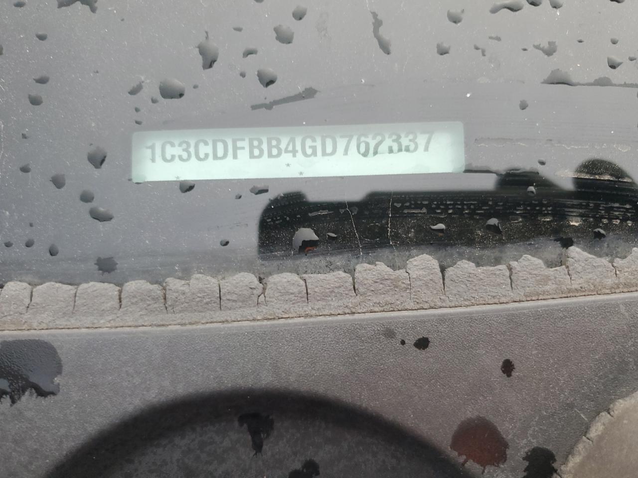 2016 Dodge Dart Sxt VIN: 1C3CDFBB4GD762337 Lot: 86699145