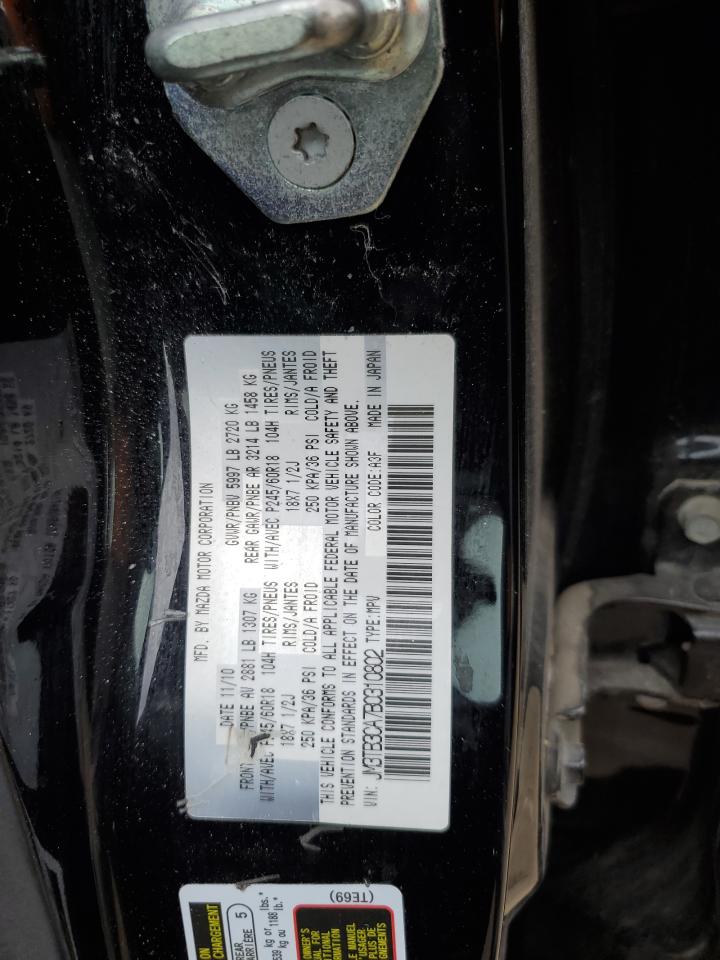 2011 Mazda Cx-9 VIN: JM3TB3CA7B0310802 Lot: 86289815