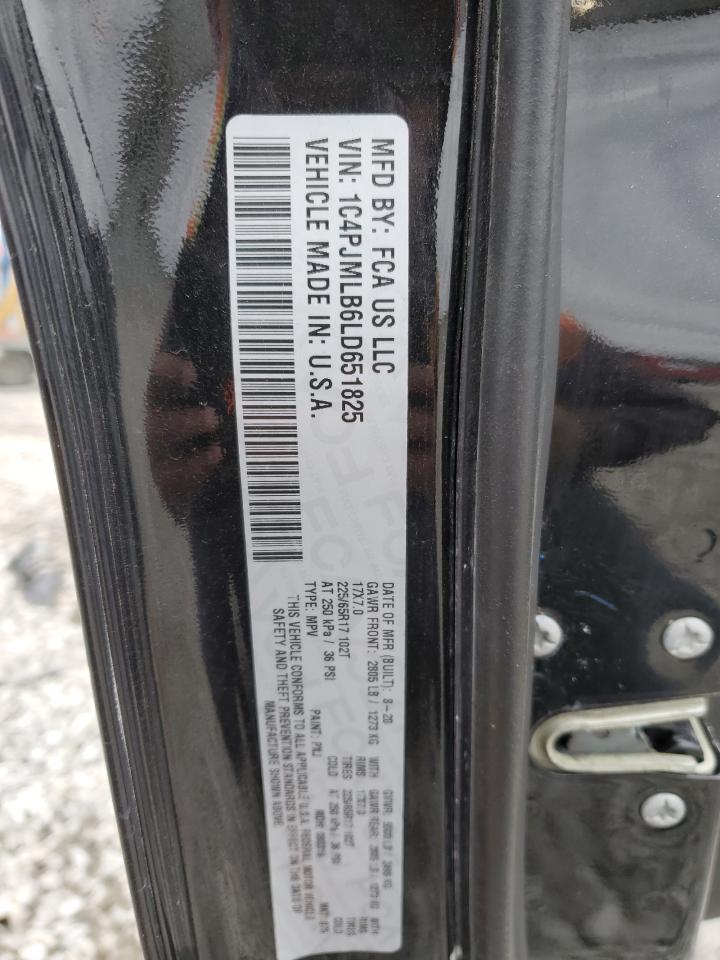 2020 Jeep Cherokee Latitude Plus VIN: 1C4PJMLB6LD651825 Lot: 87383785