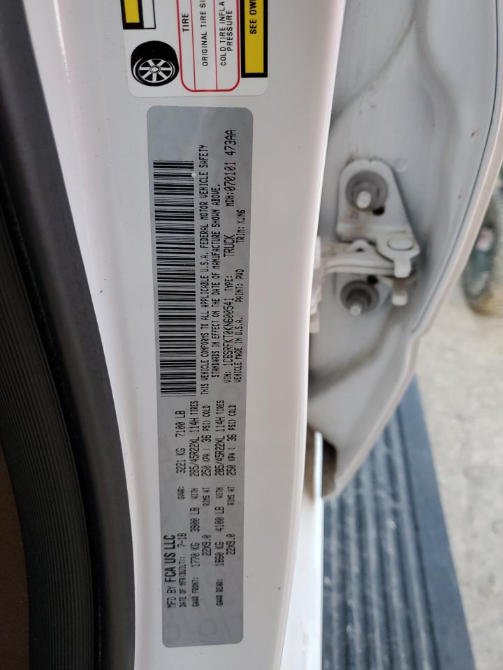 2019 Ram 1500 Longhorn VIN: 1C6SRFKT0KN600541 Lot: 86702325