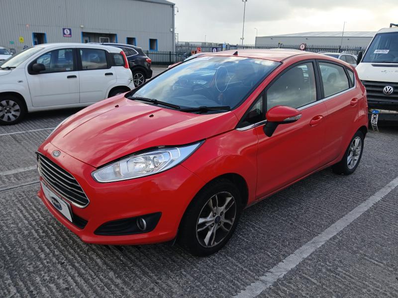 2015 FORD FIESTA 1.25 82 ZETEC 5DR for sale at Copart CHESTER