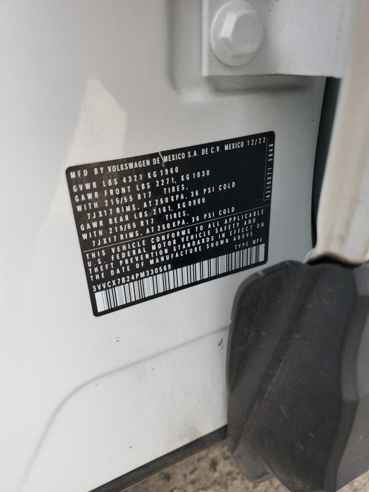 2023 Volkswagen Taos S VIN: 3VVCX7B24PM330569 Lot: 85580285