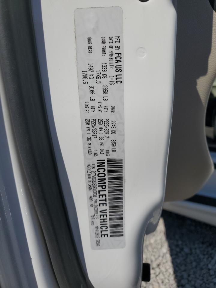 2016 Dodge Grand Caravan Se VIN: 2C7WDGBG5GR313730 Lot: 87275705