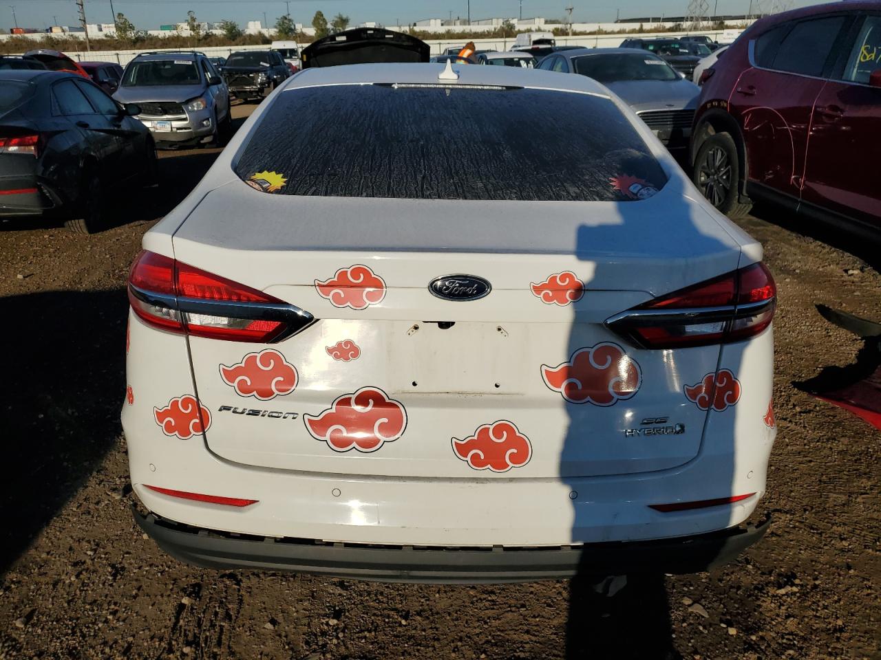 2019 Ford Fusion Se VIN: 3FA6P0LU0KR207484 Lot: 89632725