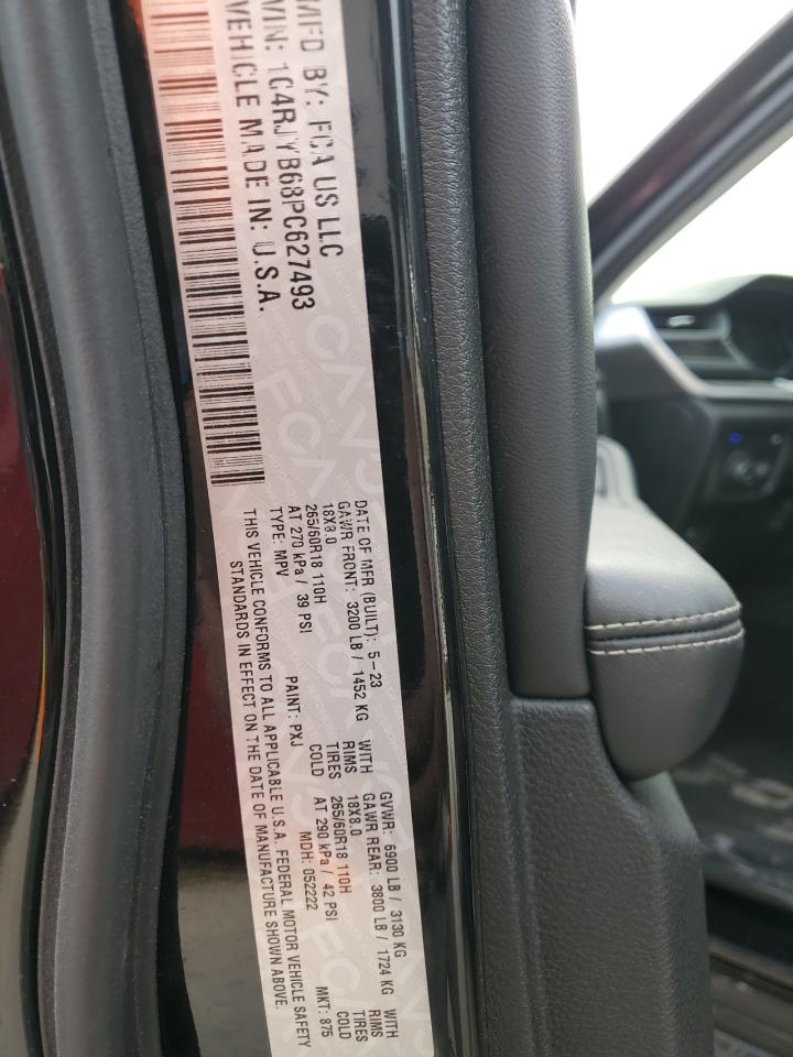 2023 Jeep Grand Cherokee Limited 4Xe VIN: 1C4RJYB68PC627493 Lot: 86090255