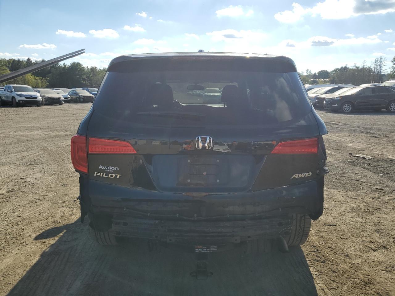 2017 Honda Pilot Exln VIN: 5FNYF6H71HB093968 Lot: 84877045