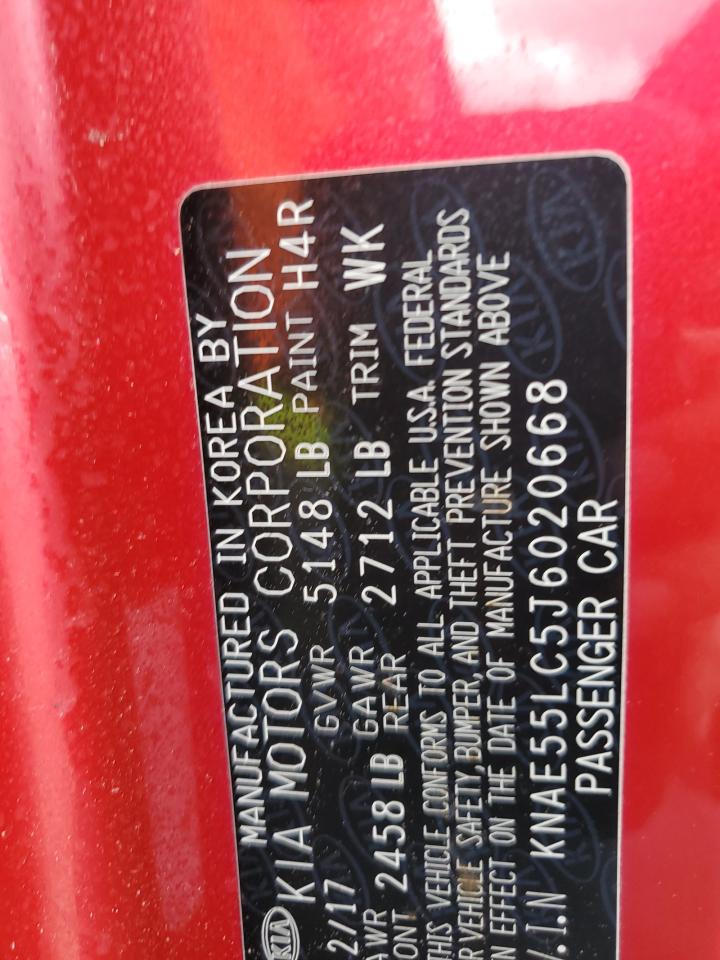 2018 Kia Stinger Gt2 VIN: KNAE55LC5J6020668 Lot: 85322765