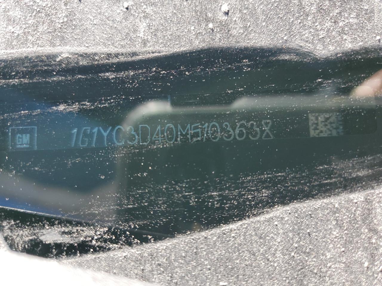 2021 Chevrolet Corvette Stingray 3Lt VIN: 1G1YC3D40M5103638 Lot: 85718785