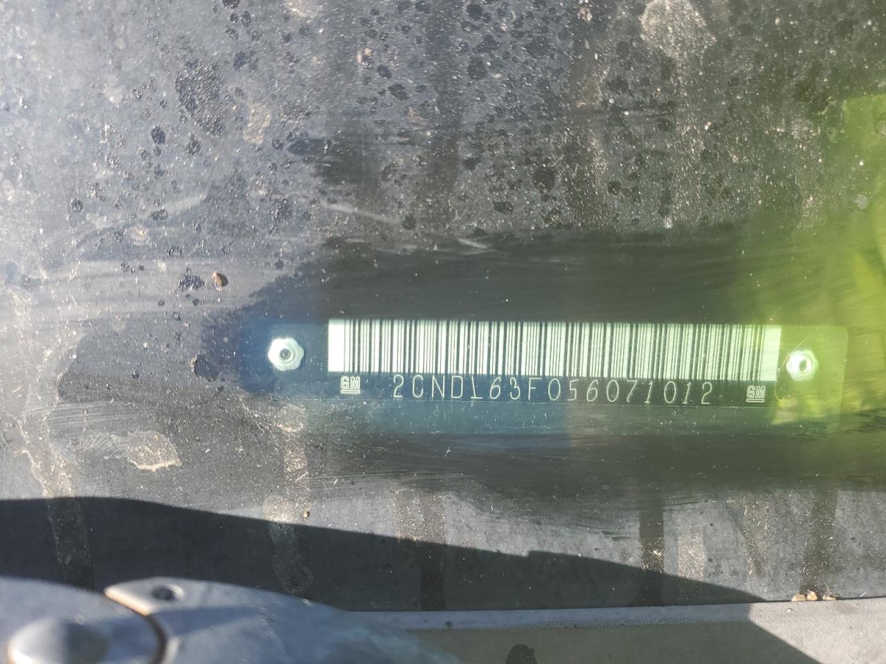 2005 Chevrolet Equinox Lt VIN: 2CNDL63F056071012 Lot: 82731945