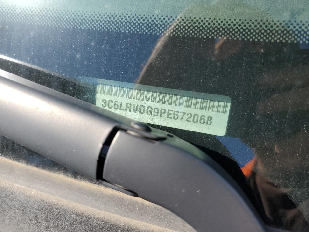 2023 Ram Promaster 2500 2500 High VIN: 3C6LRVDG9PE572068 Lot: 87021625