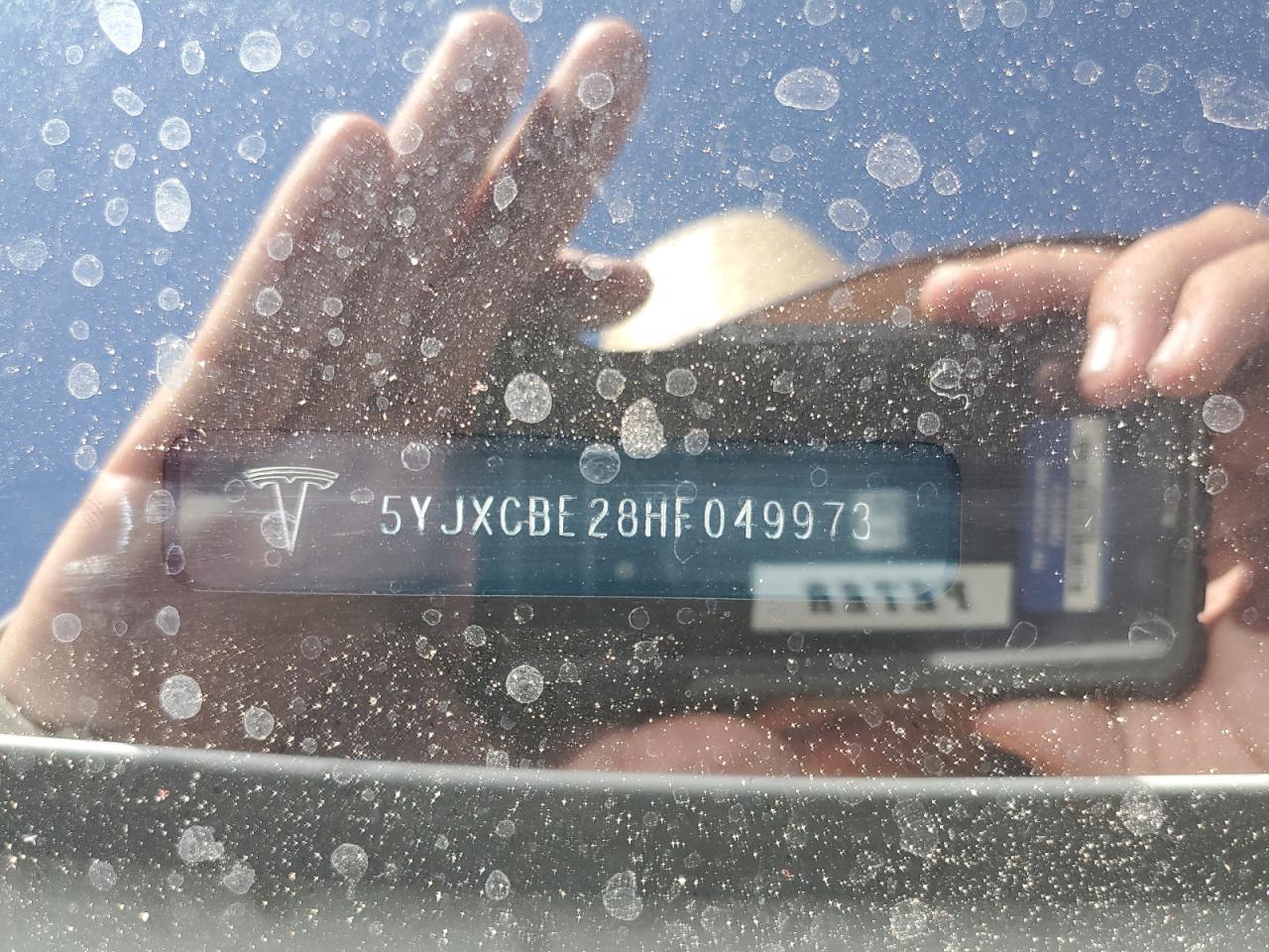 2017 Tesla Model X VIN: 5YJXCBE28HF049973 Lot: 90510965