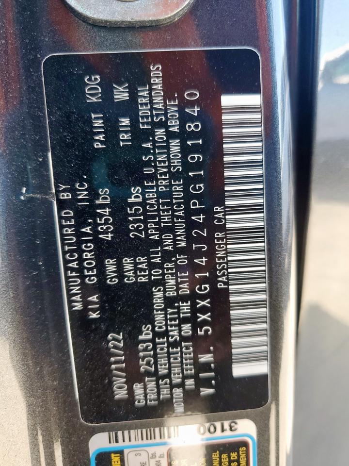 2023 Kia K5 Lxs VIN: 5XXG14J24PG191840 Lot: 85481605