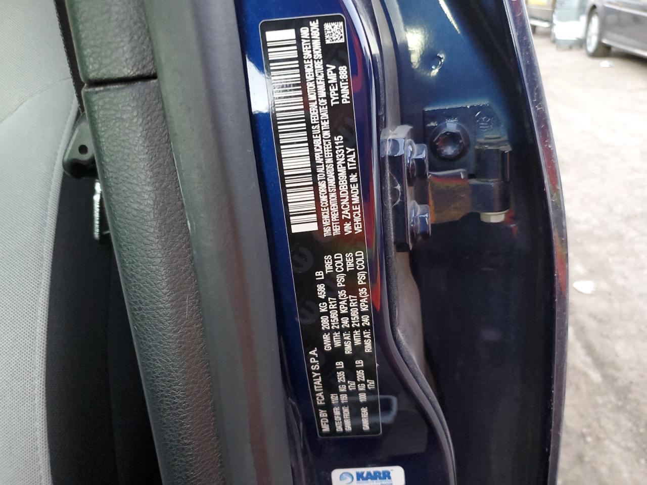 2021 Jeep Renegade Latitude VIN: ZACNJDBB9MPN33115 Lot: 82581835