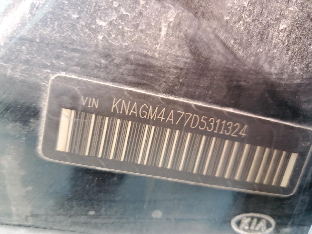 2013 Kia Optima Lx VIN: KNAGM4A77D5311324 Lot: 70580165