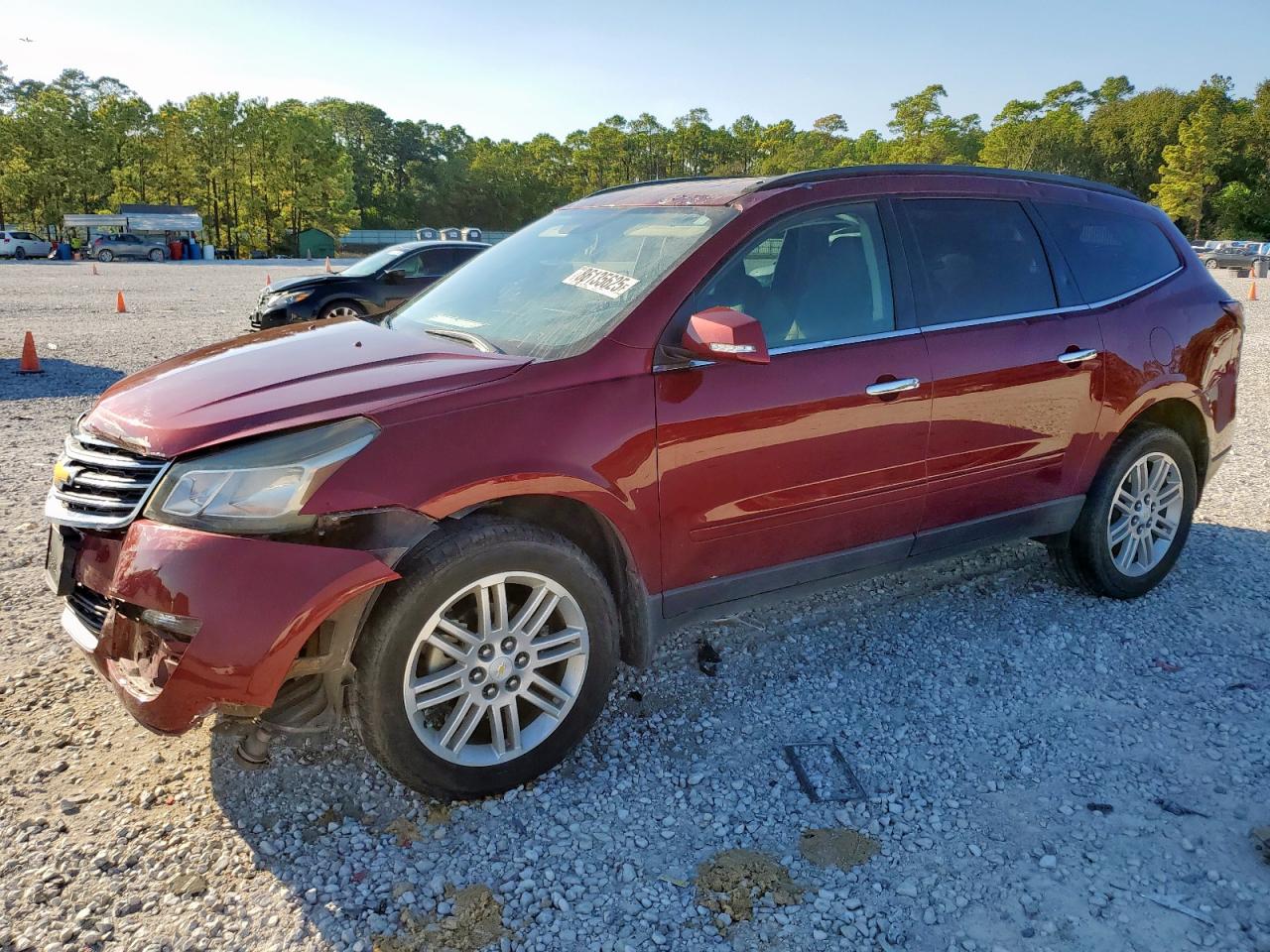 2015 Chevrolet Traverse Lt brown  gas 1GNKRGKD6FJ202052 photo #1