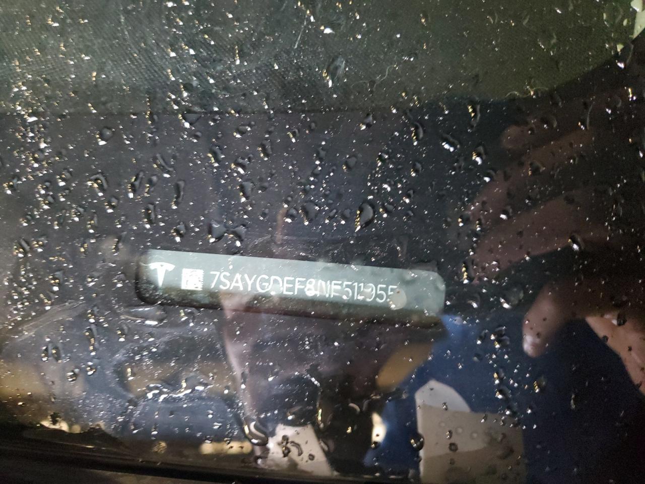 2022 Tesla Model Y VIN: 7SAYGDEF8NF511955 Lot: 87446595