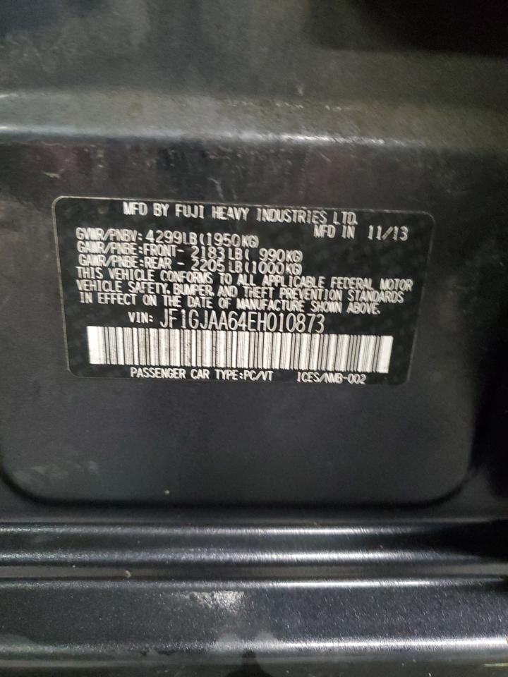 2014 Subaru Impreza VIN: JF1GJAA64EH010873 Lot: 85776155