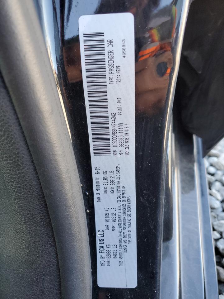 2015 Chrysler 200 Limited VIN: 1C3CCCAB8FN744242 Lot: 82416315