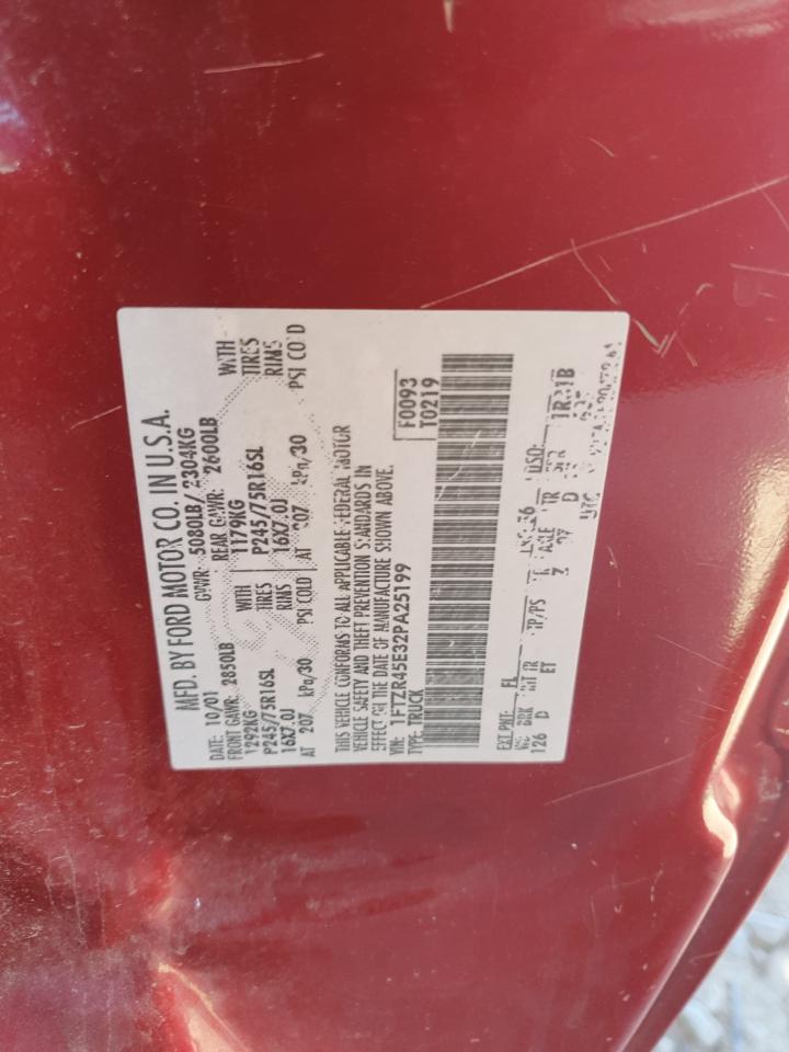 2002 Ford Ranger Super Cab VIN: 1FTZR45E32PA25199 Lot: 90914545