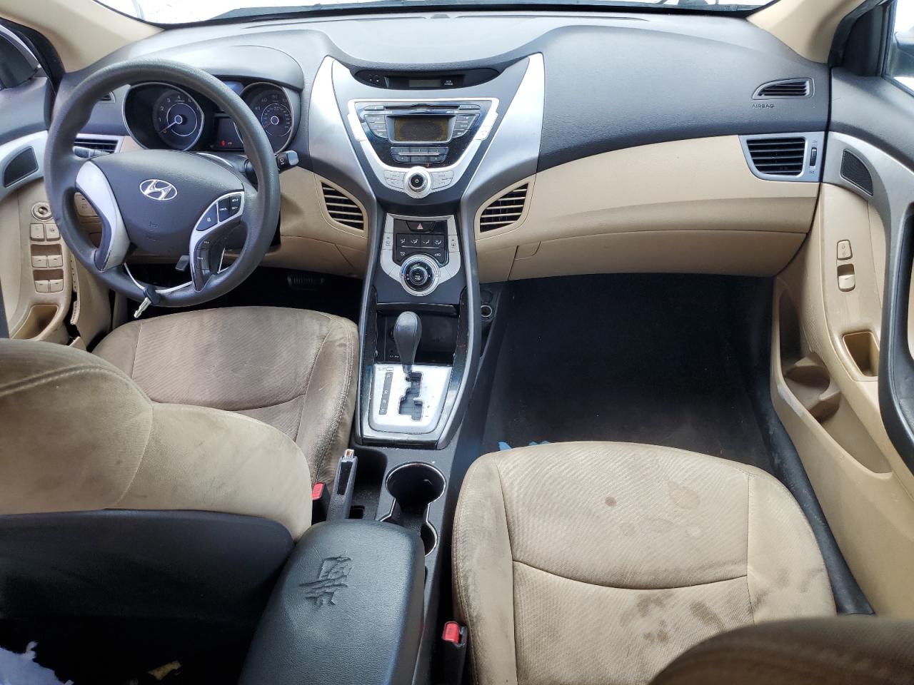 2012 Hyundai Elantra Gls VIN: 5NPDH4AE9CH126618 Lot: 86601775