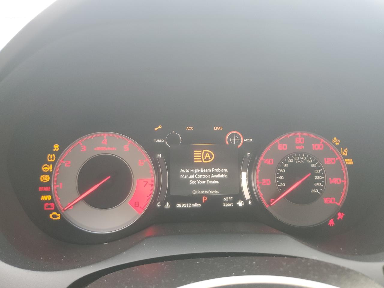 2019 Acura Rdx A-Spec VIN: 5J8TC2H62KL005857 Lot: 82580335