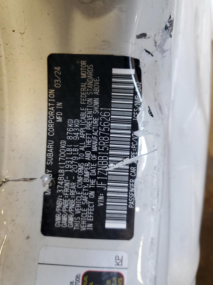 2024 Toyota Gr 86 VIN: JF1ZNBB15R8756261 Lot: 85183645