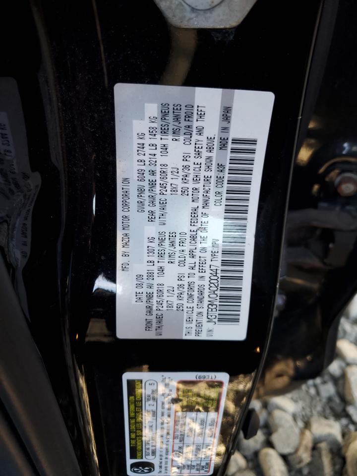 2010 Mazda Cx-9 VIN: JM3TB3MV0A0200447 Lot: 85339955