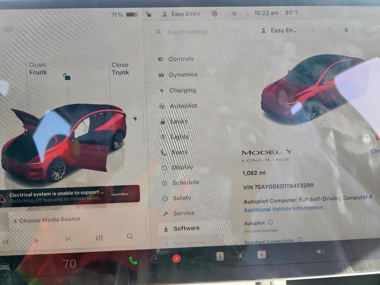 2026 Tesla Model Y VIN: 7SAYGDED1TA453289 Lot: 85735535