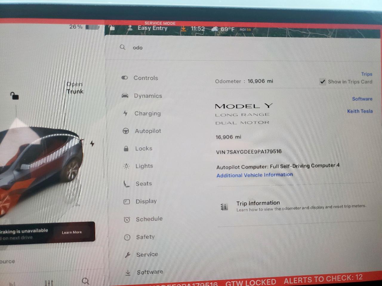 2023 Tesla Model Y VIN: 7SAYGDEE9PA179516 Lot: 89465995