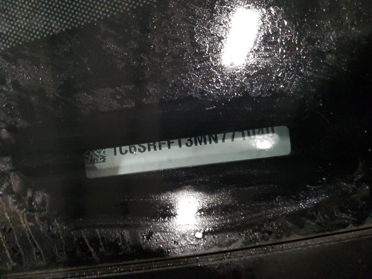 2021 Ram 1500 Big Horn/Lone Star VIN: 1C6SRFFT3MN771040 Lot: 85392905