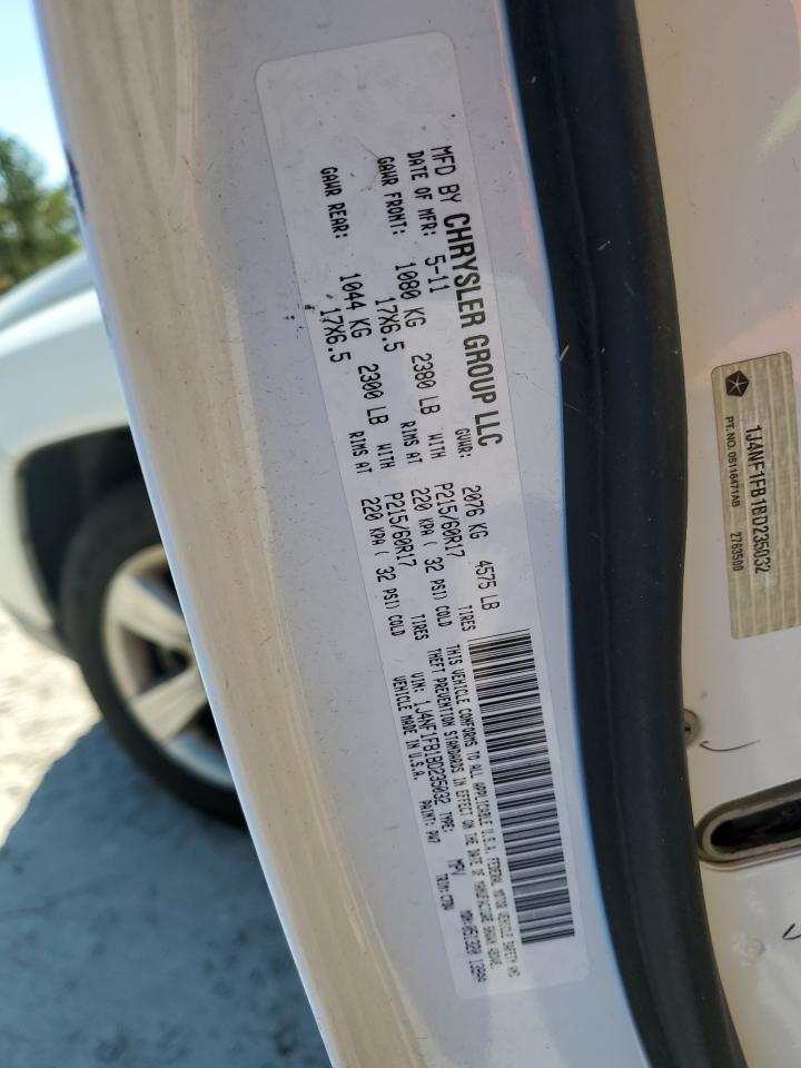 2011 Jeep Compass Sport VIN: 1J4NF1FB1BD235032 Lot: 85644095