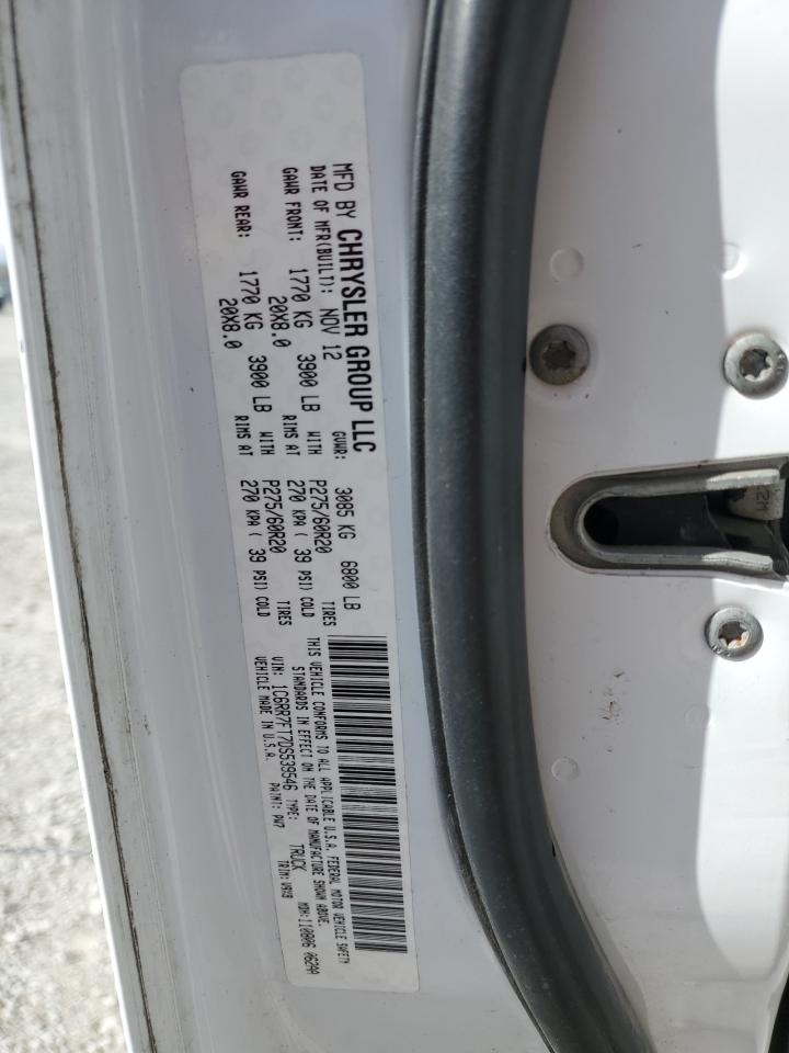 2013 Ram 1500 St VIN: 1C6RR7FT7DS539546 Lot: 81451445