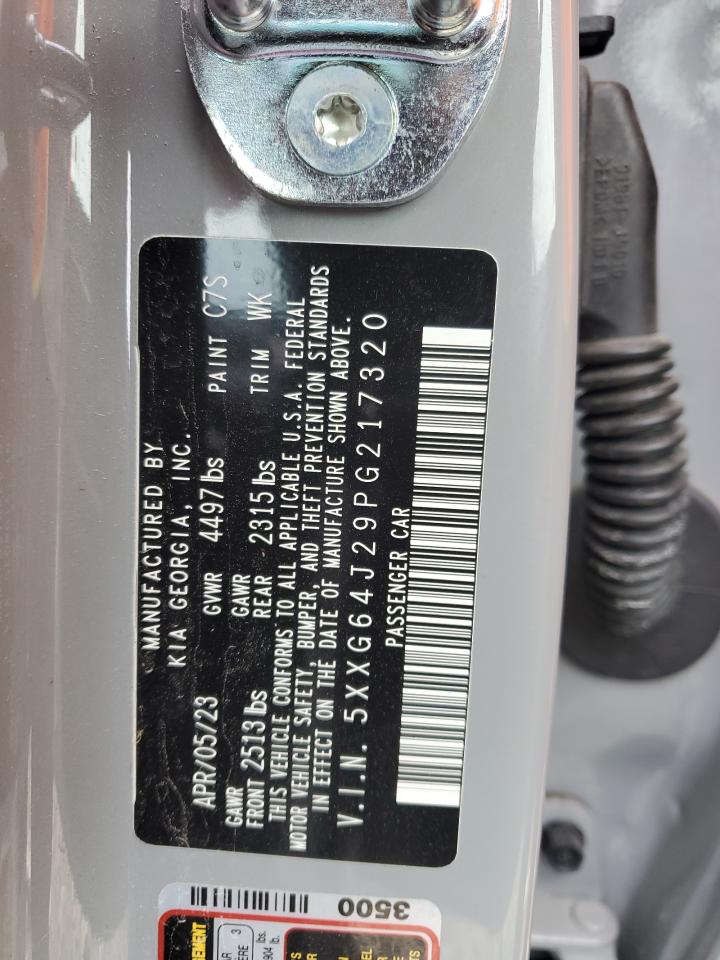 2023 Kia K5 Gt Line VIN: 5XXG64J29PG217320 Lot: 86307785